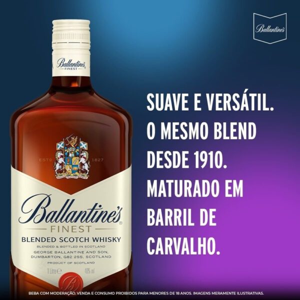 Ballantine's Finest whisky escocês 1L - Image 2